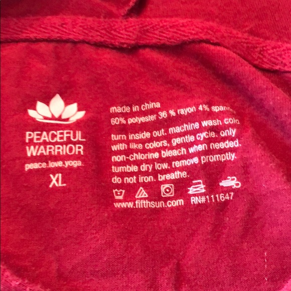 XL Stay Present Lightweight hoodie - Picture 4 of 4